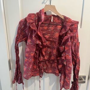 Free people wrap top